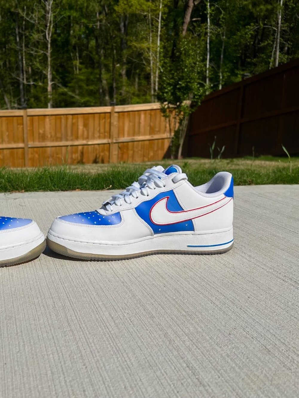 Nike air force 1 low New Jersey Nets hardwood classics 100% authentic - Picture 11 of 14